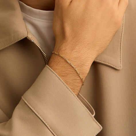 Bracciale Catena Oro Uomo Oro Bicolore - Bracciali Uomo | Stroili