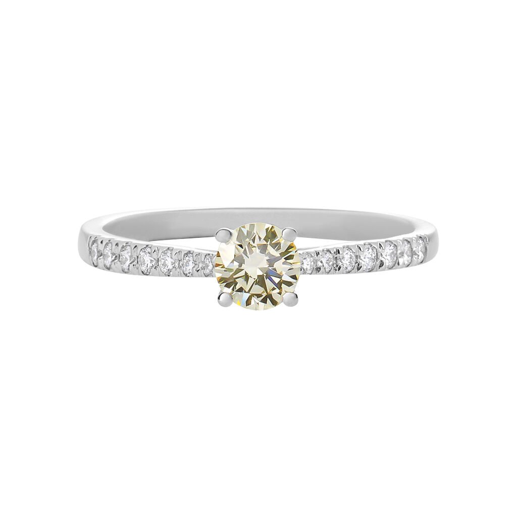 Anello Solitario Diamade Oro Bianco Diamante Lab-Grown - Anelli con Pietre Donna | Stroili