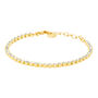 Bracciale Tennis Romantic Shine Metallo Dorato Cristallo