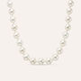Collana Silver Pearls Argento Rodiato Perla sintentica