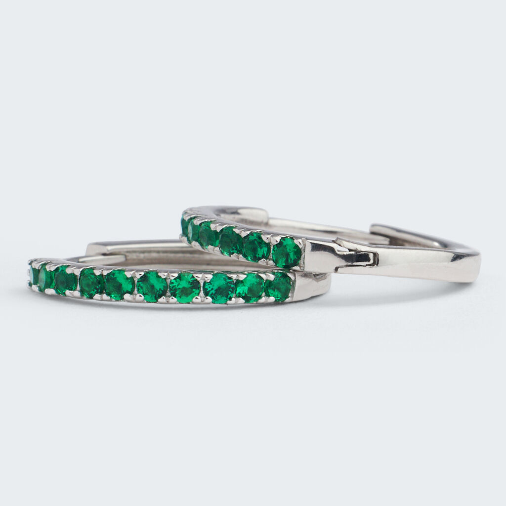 Orecchini A Cerchio Silver Rainbow Argento Rodiato Cubic Zirconia - Orecchini a Cerchio Donna | Stroili