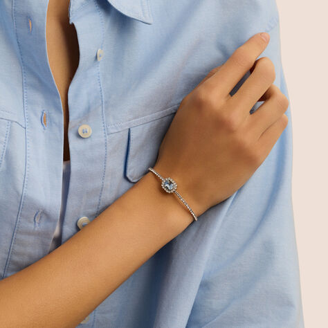 Bangle Romantic Shine Metallo Cristallo - Bracciali Rigidi Donna | Stroili