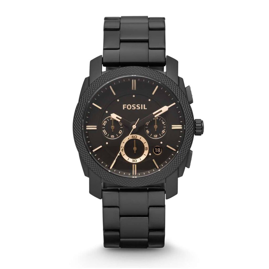 Orologio Cronografo Uomo Fossil Machine quadrante nero FS4682