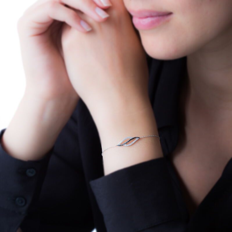 Bracciale Sophia Oro Bianco Diamante - Bracciali Donna | Stroili