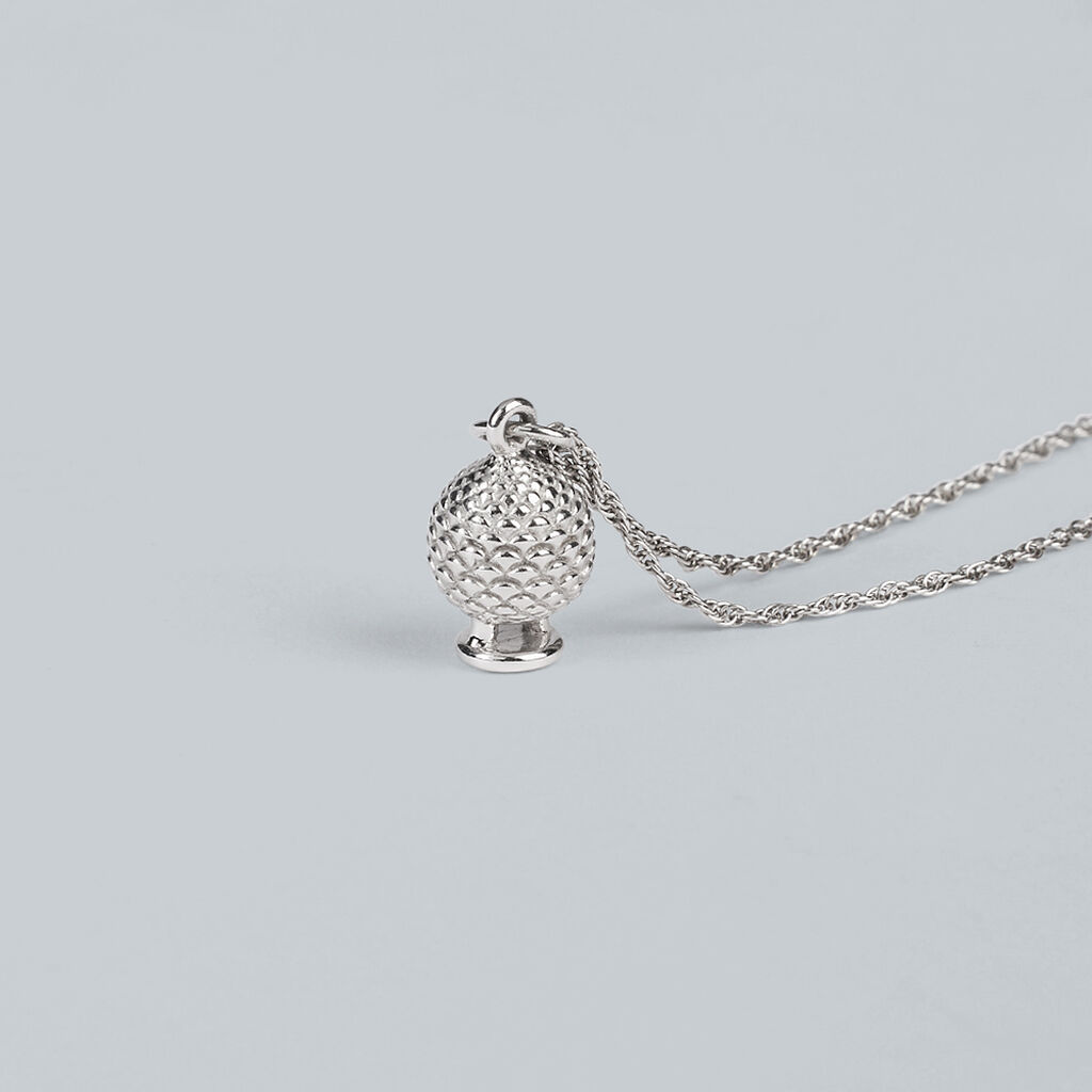 Pendente Saluti&Baci Pigna Love Beats Argento Rodiato