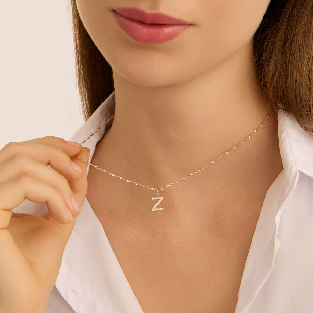 Pendente Poème Oro Giallo Cubic Zirconia