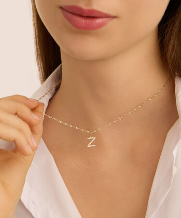 Pendente Po&egrave;me Oro Giallo Cubic Zirconia