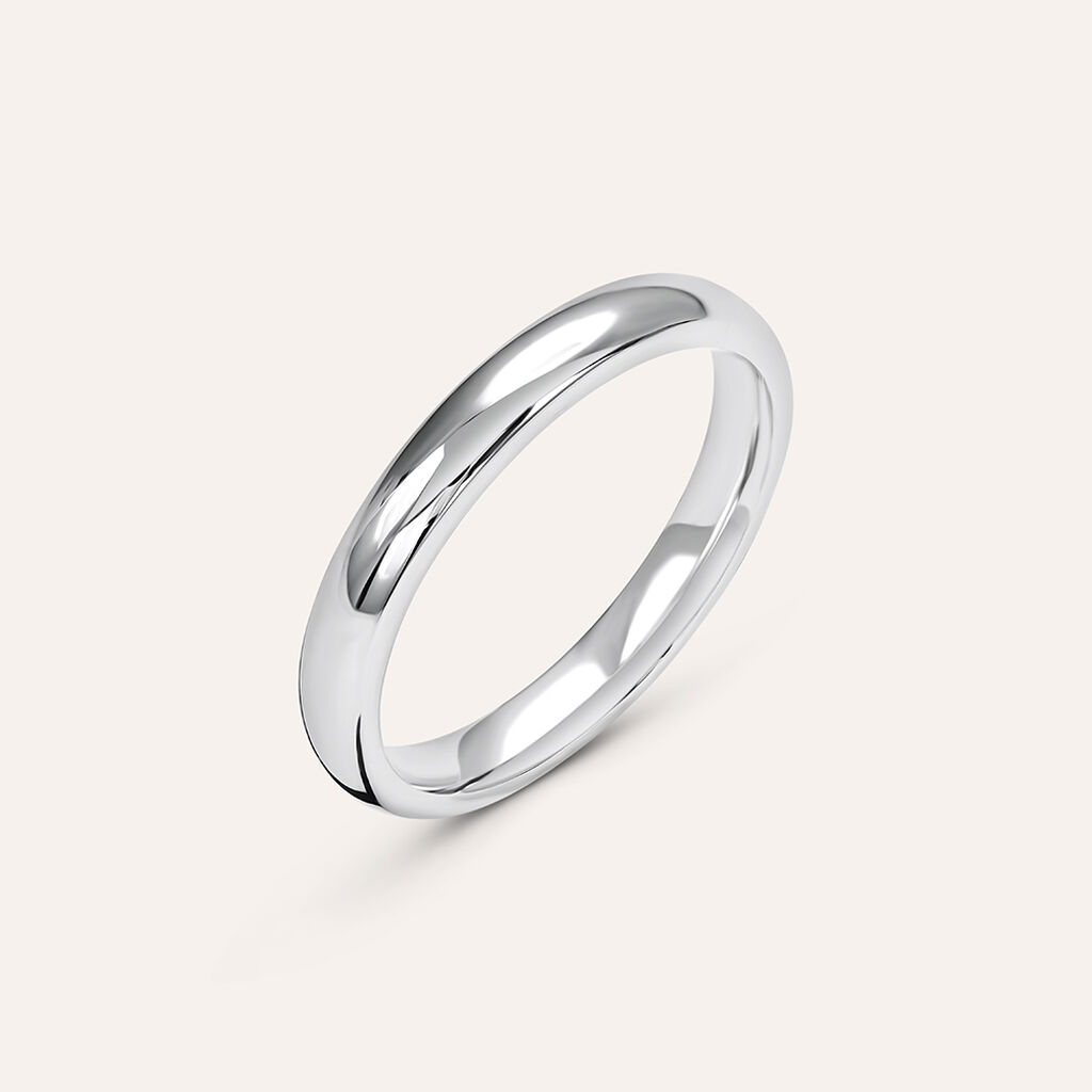 Fede Comoda 3 mm Oro Bianco