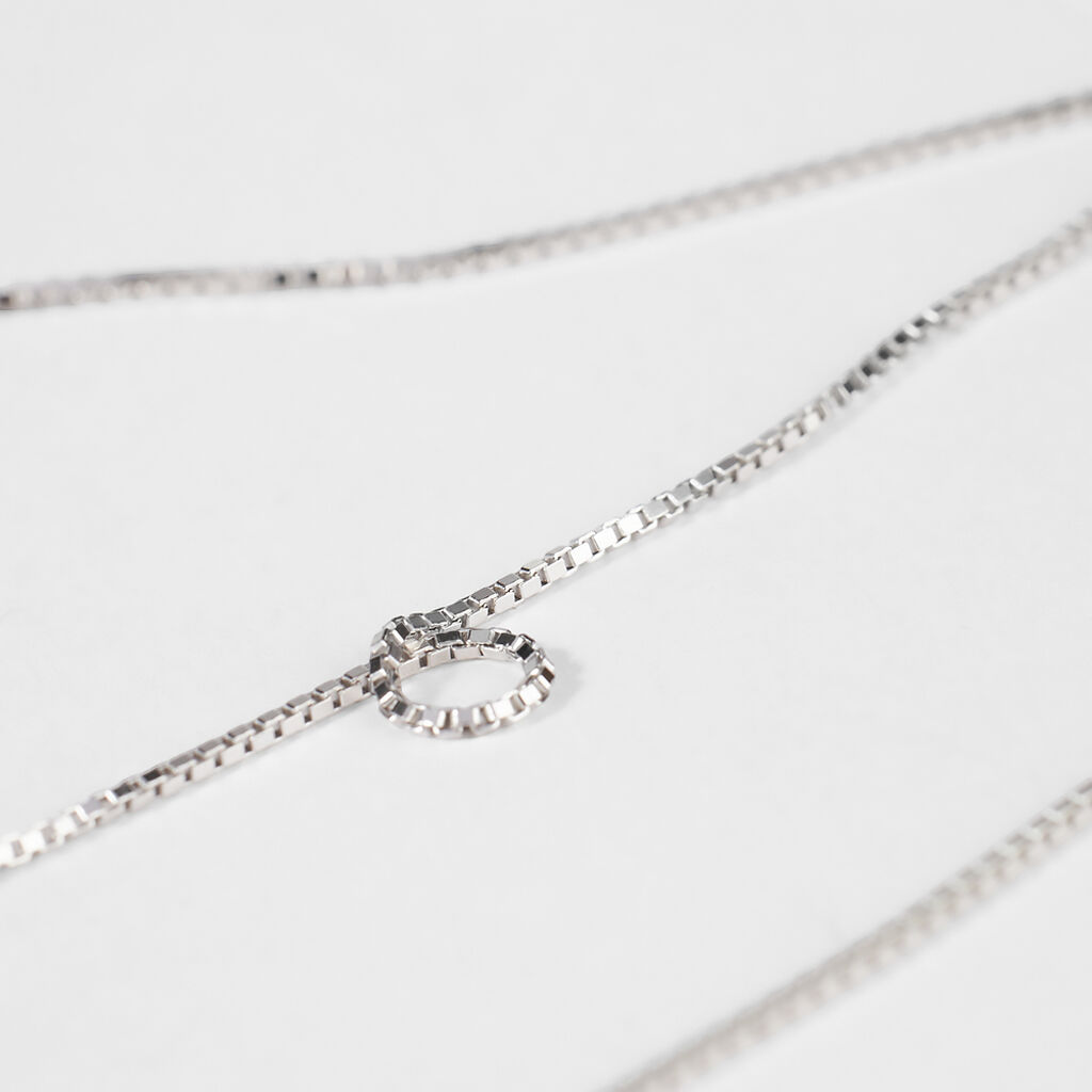 Catenina Gentleman Argento Rodiato