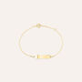 Bracciale Con Targhetta Religious Gold Oro Giallo