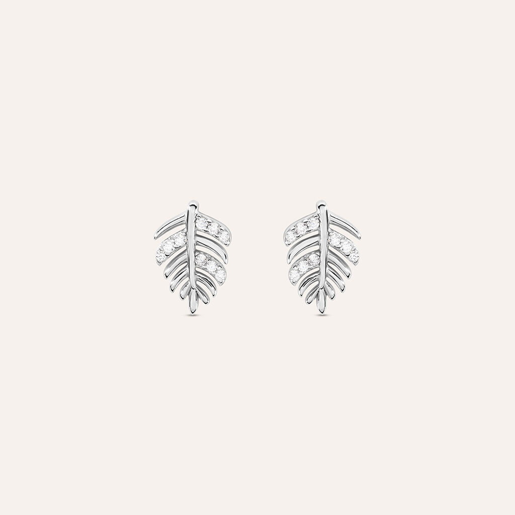 Orecchini Lobo Silver Moments Argento Rodiato Cubic Zirconia - Orecchini a Lobo Donna | Stroili