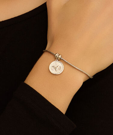 Pendente Love Beats Argento Rodiato Cubic Zirconia