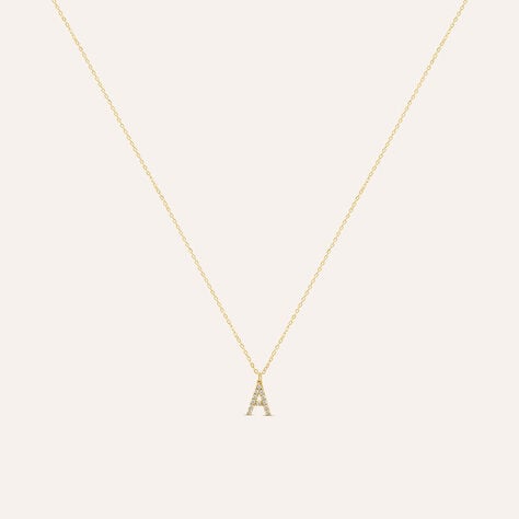 Collana Claire Oro Giallo Cubic Zirconia - Collane Donna | Stroili