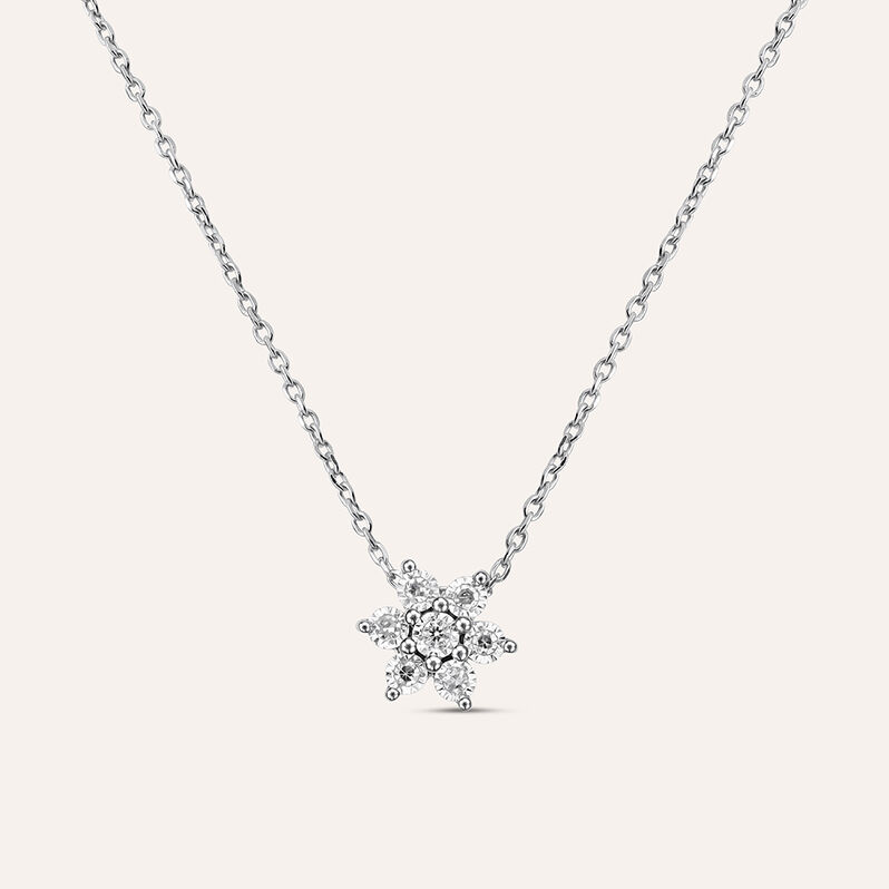 Collana Sophia Oro Bianco Diamante - Collane Donna | Stroili