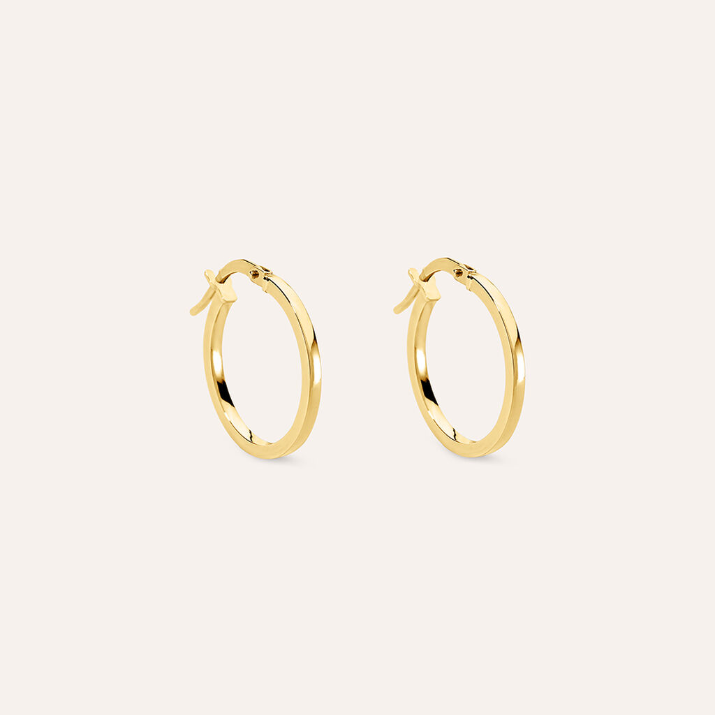 Orecchini A Cerchio Toujours Oro Giallo - Orecchini a Cerchio Donna | Stroili