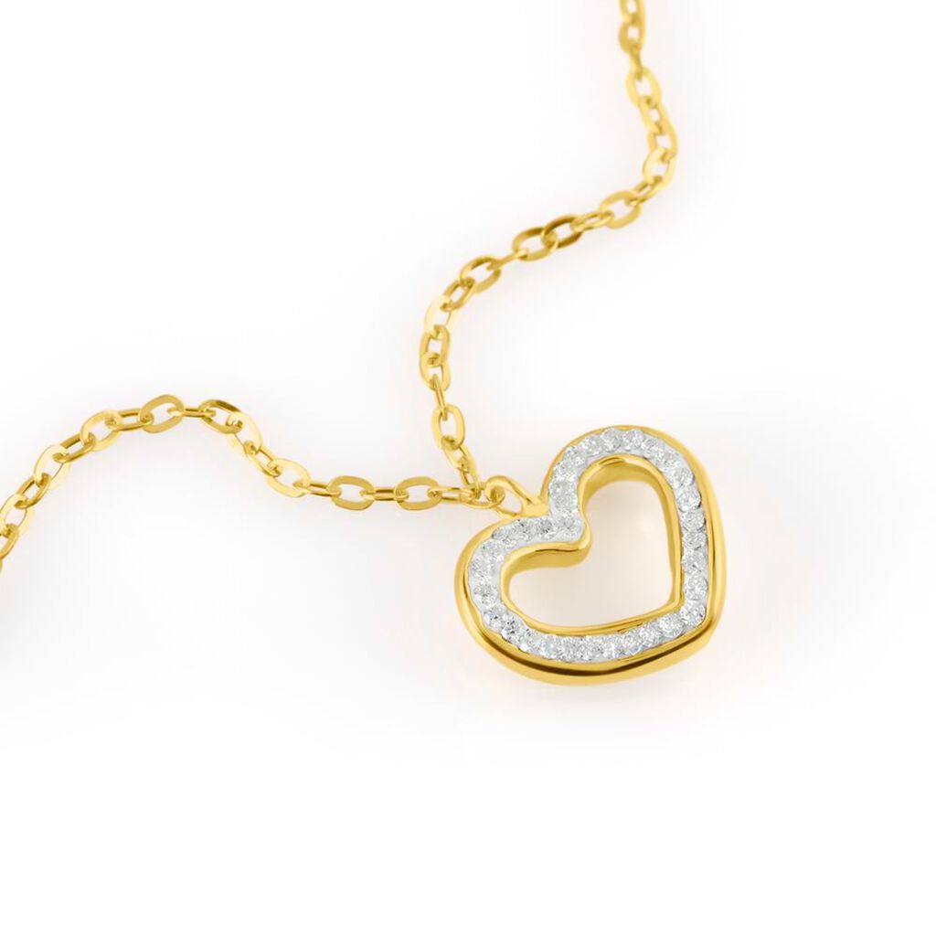 Collana Crystal Gold Oro Giallo Cristallo