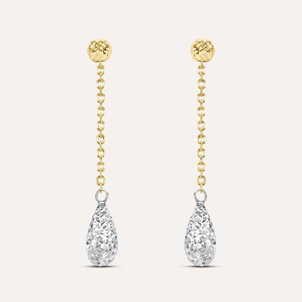 Orecchini Pendenti Isabelle Oro Bicolore