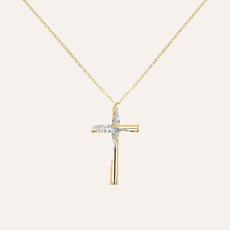 Collana Christelle Oro Giallo Cristallo - Collane Donna | Stroili