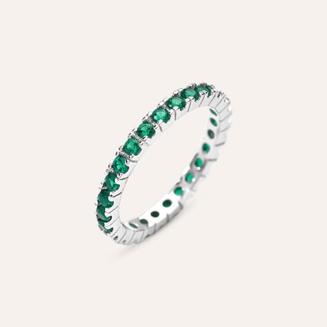 Anello Eternity Silver Rainbow Argento Rodiato Cubic Zirconia - Anelli Eternity Donna | Stroili