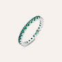 Anello Eternity Silver Rainbow Argento Rodiato Cubic Zirconia