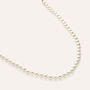 Collana Silver Pearls Argento Rodiato Perla sintentica