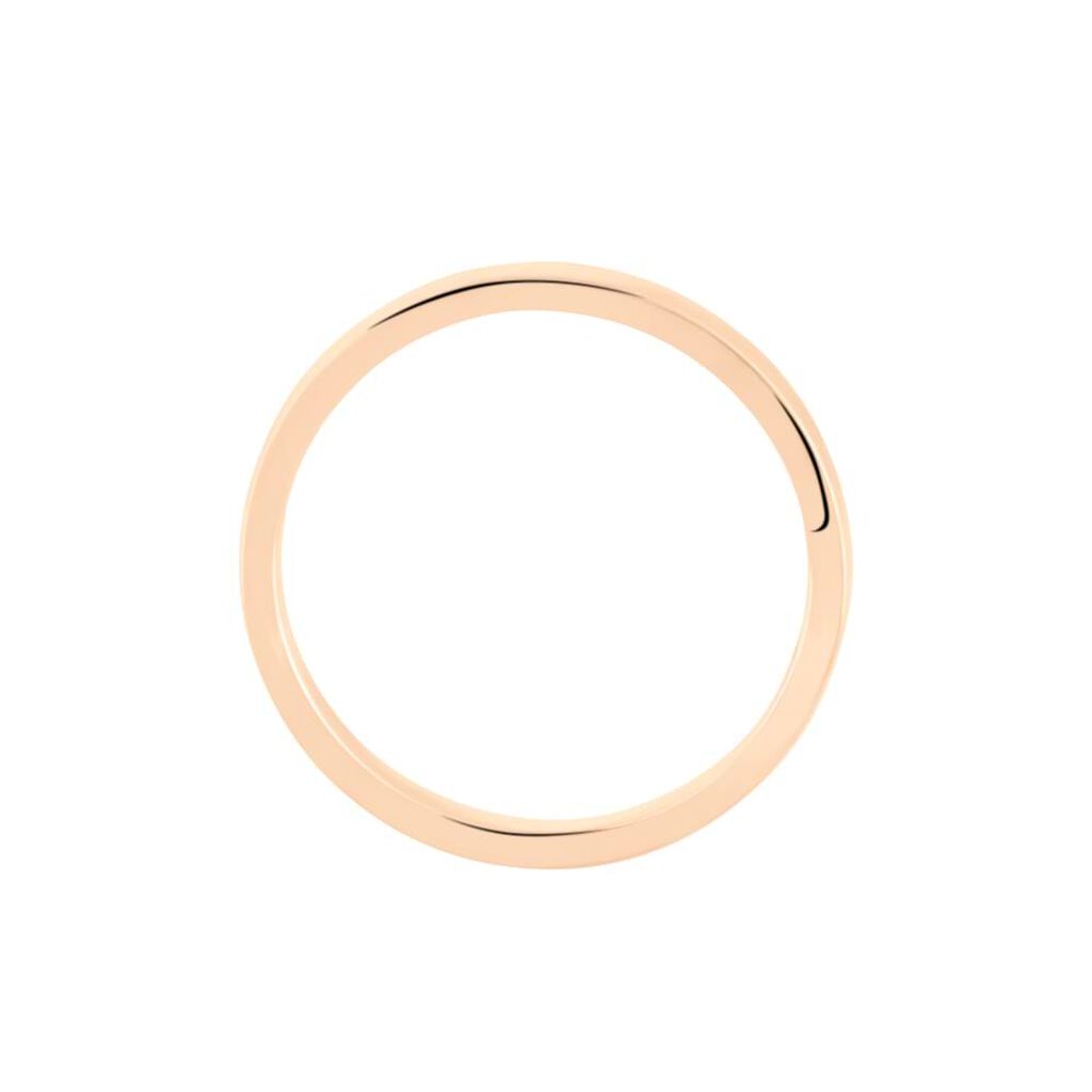 Fede Comoda Leggera Squadrata 3 mm Oro Rosa