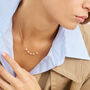 Collana Desideria Argento Nobile Dorato Perla D'Acqua Dolce