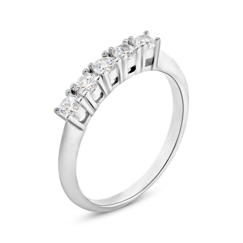 Anello Riviere Silver Elegance Argento Rodiato Cubic Zirconia - Anelli Riviere Donna | Stroili