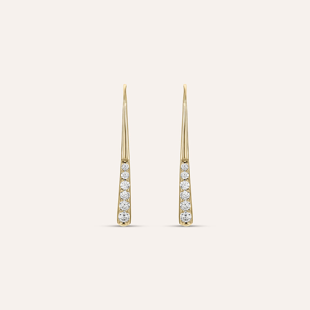 Orecchini Pendenti Golden Dreams Placcato Oro Giallo Cubic Zirconia - Orecchini Pendenti Donna | Stroili