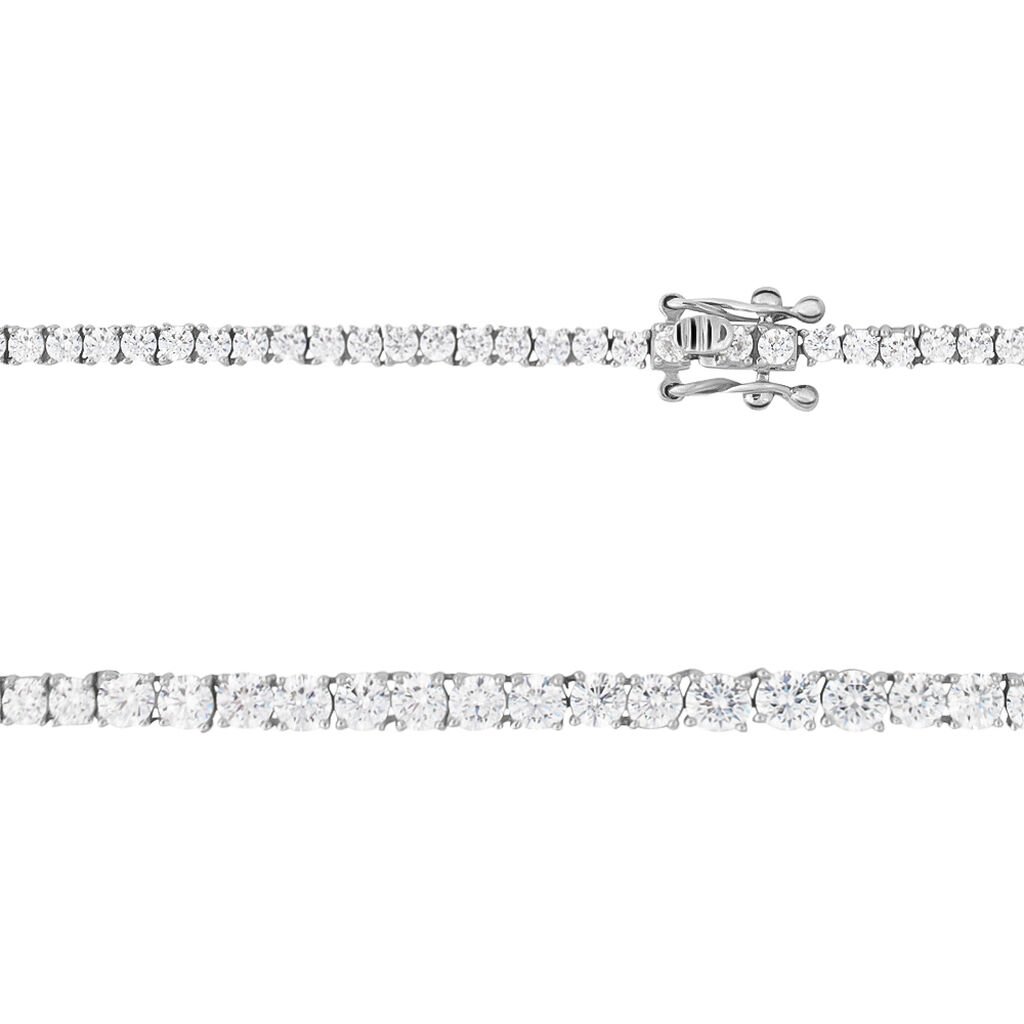 Collana Tennis Silver Elegance Argento Rodiato Cubic Zirconia - Collane Tennis Donna | Stroili