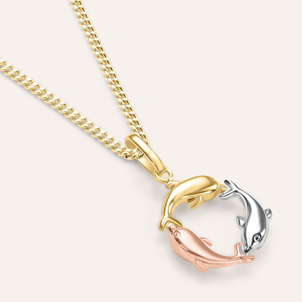 Pendente Jolie Oro Tricolore - Ciondoli Donna | Stroili