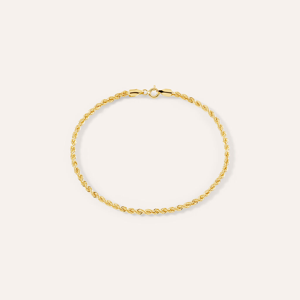 Bracciale Catena Oro Uomo Oro Giallo