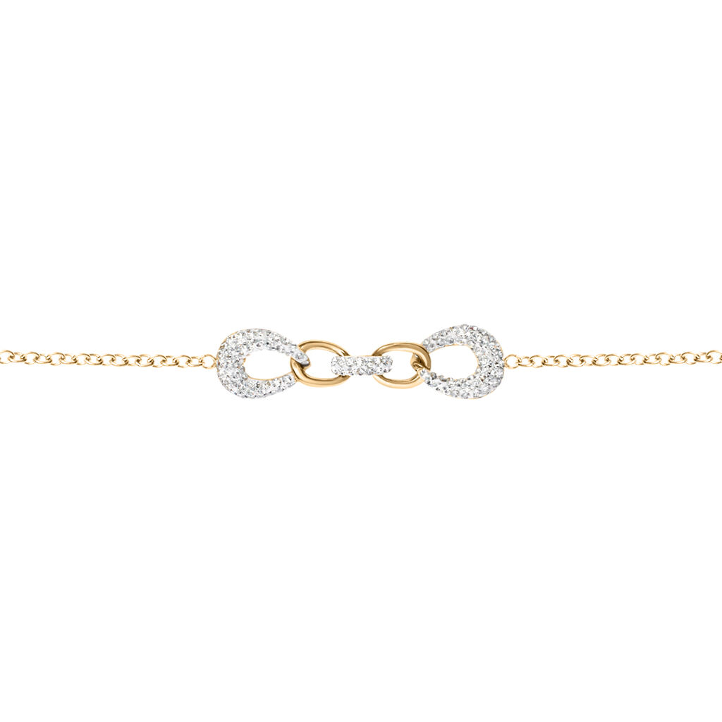 Bracciale Lady Phantasya Acciaio Rosa Cristallo - Bracciali Donna | Stroili