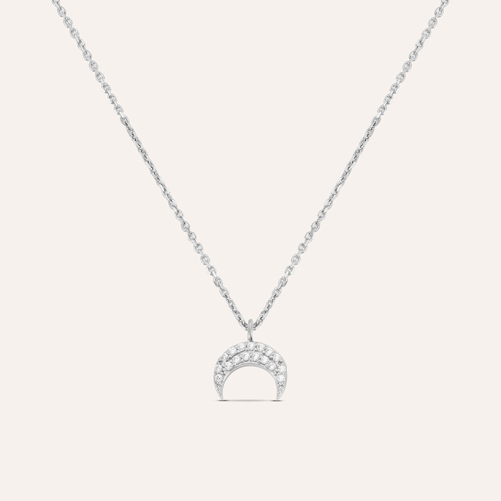 Collana Silver Moments Argento Rodiato Cubic Zirconia - Collane Donna | Stroili