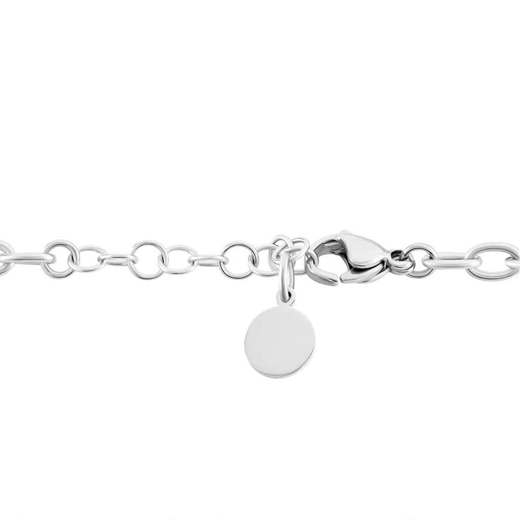 Bracciale Lady Message Acciaio Cristallo - Bracciali con Incisione Donna | Stroili
