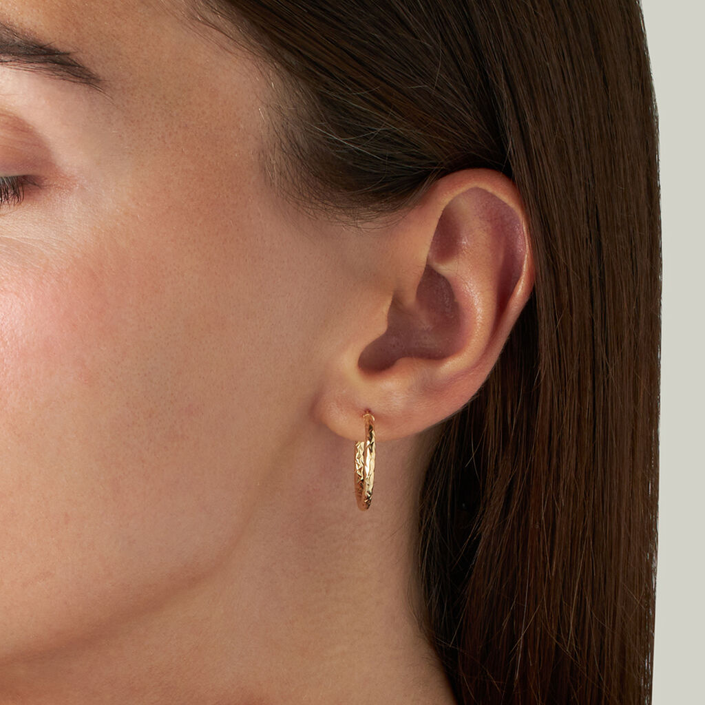 Orecchini A Cerchio Toujours Oro Giallo - Orecchini a Cerchio Donna | Stroili
