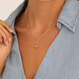 Pendente Am&eacute;lie Oro Giallo Topazio Cubic Zirconia