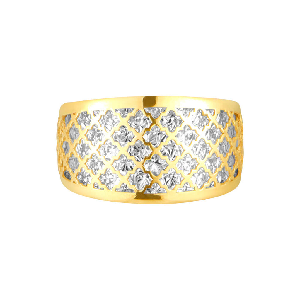 Anello Fascia Isabelle Oro Bicolore - Anelli a Fascia Larga Donna | Stroili