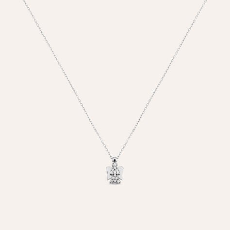 Collana Claire Oro Bianco Cubic Zirconia - Collane Donna | Stroili