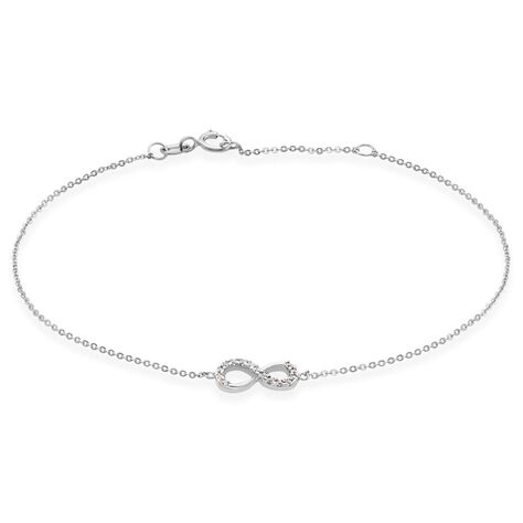 Bracciale Claire Oro Bianco Cubic Zirconia - Bracciali Amicizia Donna | Stroili