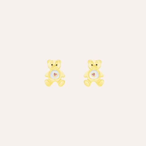 Orecchini Lobo Mon Petit Oro Giallo - Orecchini a Lobo Bambino | Stroili