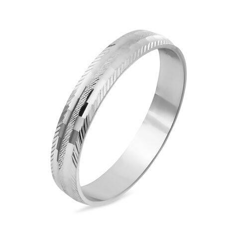 Fede Classica Diamantata 3 mm Oro Bianco - Anelli con Incisione Donna | Stroili