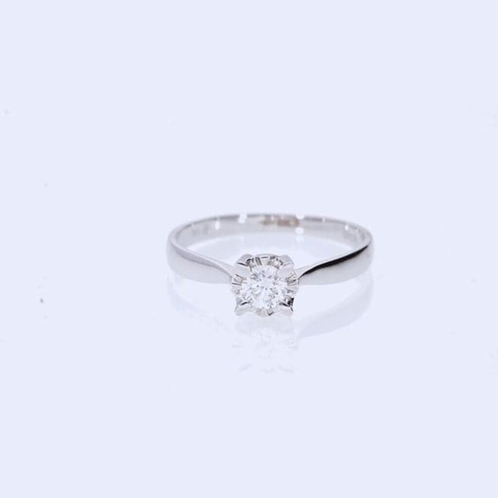 Anello Solitario Diamazing Oro Bianco Diamante - Anelli con Pietre Donna | Stroili