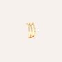Ear Cuff Romantic Shine Metallo Dorato Cristallo