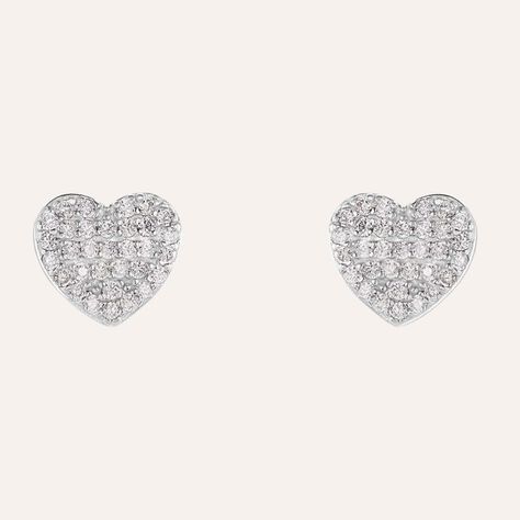 Orecchini Lobo Silver Moments Argento Rodiato Cubic Zirconia - Orecchini a Lobo Donna | Stroili