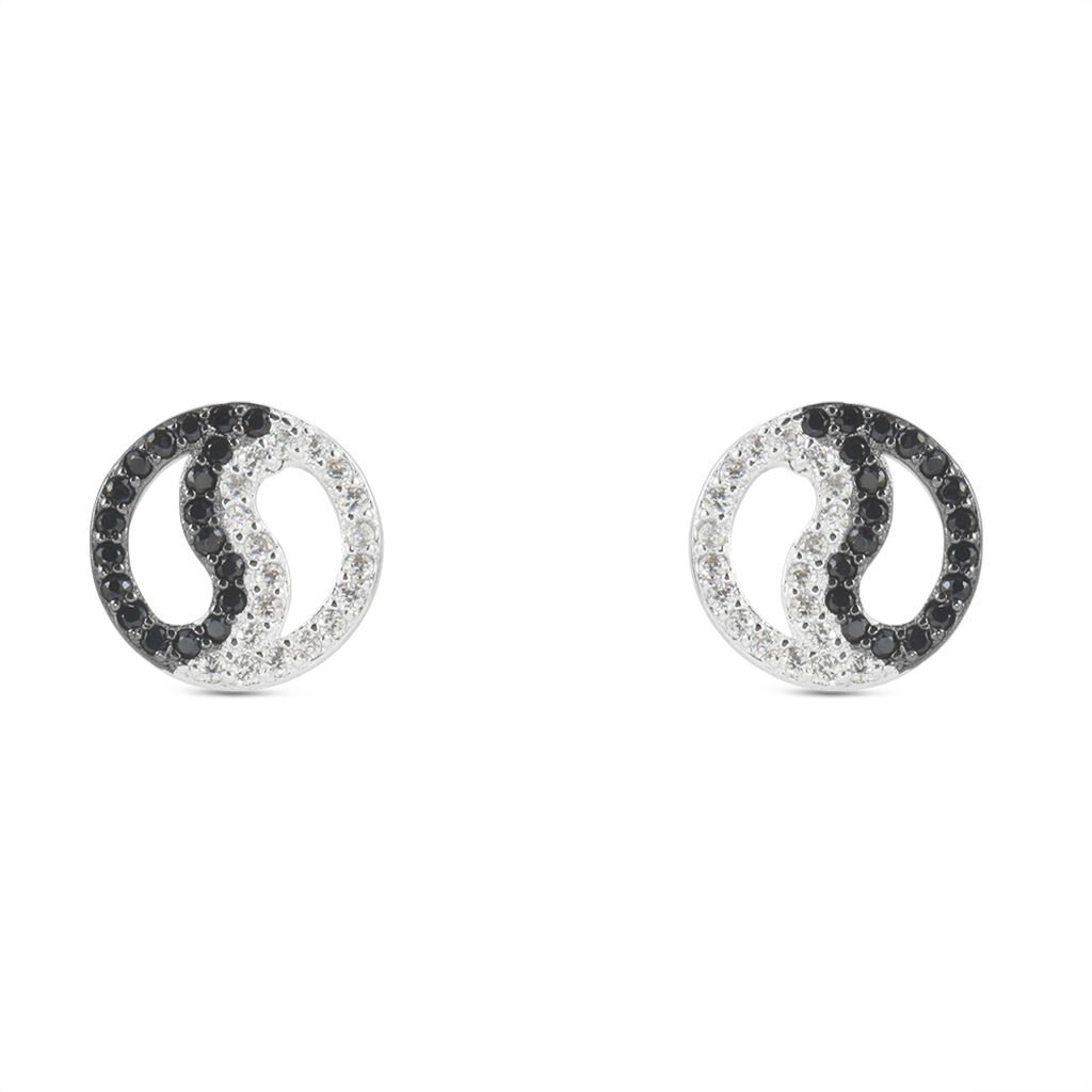 Orecchini Lobo Silver Shine Argento Rodiato Cubic Zirconia