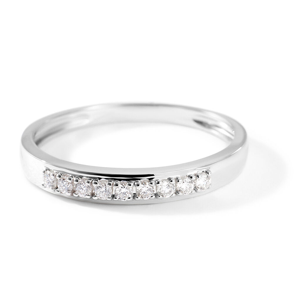 Anello Riviere Firmamenti Oro Bianco Diamante - Anelli Riviere Donna | Stroili