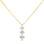 Collana Trilogy Claire Oro Giallo Cubic Zirconia
