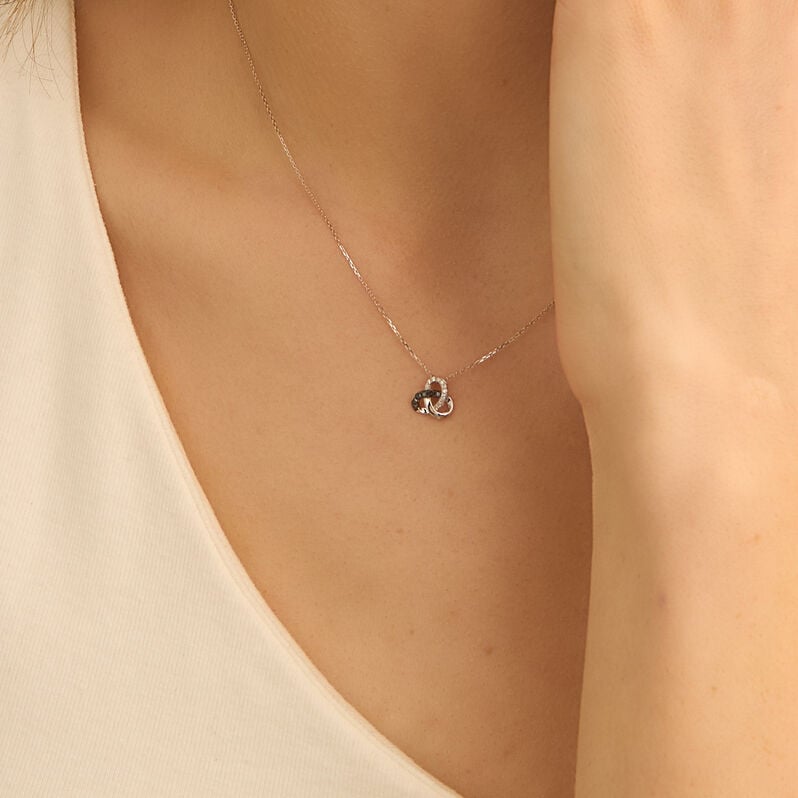 Collana Sophia Oro Bianco Diamante - Collane Donna | Stroili