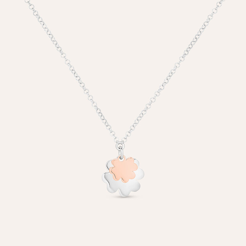 Collana Silver Collection Argento Bicolore Bianco / Rosa - Collane Donna | Stroili